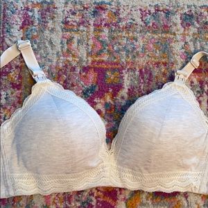 Cream Nursing Bra XL